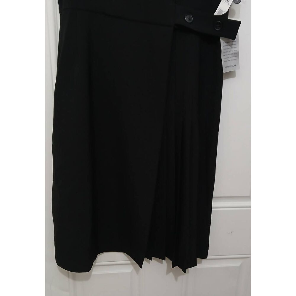 Maggy london womens size 12 tuxedo blazer sheath dress black classic timeless - Picture 5 of 9